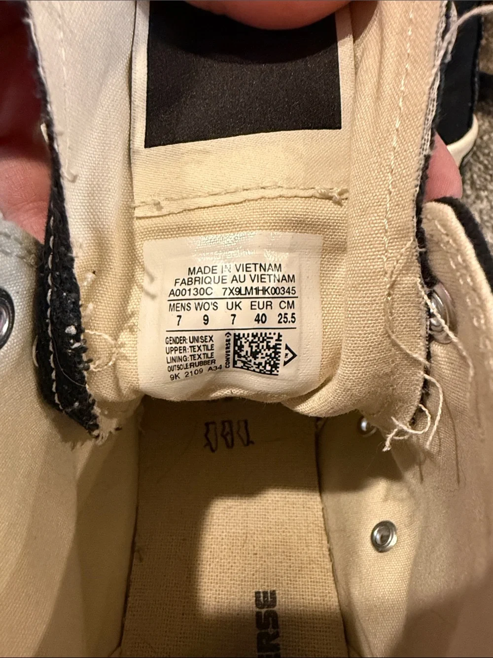 Converse x Rick Owen’s DRKSHDW DRKSTAR High Sneakers